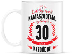 printfashion kamasz-30-black-red - Bögre - Fehér (790928)