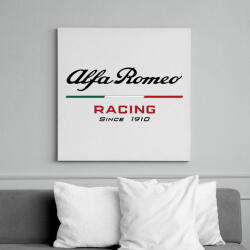 printfashion Alfa Romeo racing since 1910 - Vászonkép - Fehér (6638295)