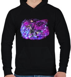 printfashion Obito Uchiha - Férfi kapucnis pulóver - Fekete (7212256)
