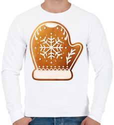 printfashion Mézeskalács kesztyű - Férfi pulóver - Fehér (11223399)