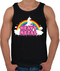 printfashion Heavy Metal - Férfi atléta - Fekete (2582545)