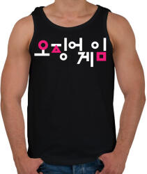 printfashion Squid Game - Logo - Férfi atléta - Fekete (5471331)