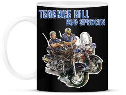 printfashion Bud Spencer és Terence Hill - Bögre - Fekete (8531915)