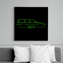 printfashion Volvo 850 Green - Vászonkép - Fekete (16114656)