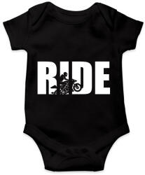 printfashion Ride motoros póló - Baba Body - Fekete (9394261)