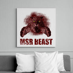 printfashion MSR BEAST - Vászonkép - Fehér (6629719)