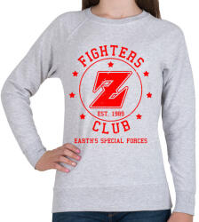 printfashion Dragonball Fighters Z Club - Női pulóver - Sport szürke (1108209)