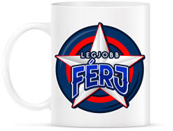 printfashion LEGJOBB FÉRJ - Bögre - Fehér (10816997)