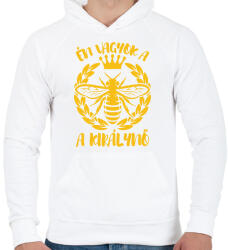 printfashion A királynő - Női - Férfi kapucnis pulóver - Fehér (13164324)
