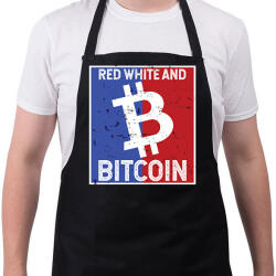 printfashion BITCOIN 4 EVER 67 - Kötény - Fekete (6203998)