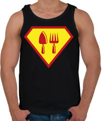 printfashion Kertész szuperhős - Férfi atléta - Fekete (12953828)