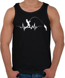 printfashion PECA ÉLETJEL - Férfi atléta - Fekete (931970)