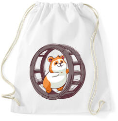 printfashion Hörcsög - Sportzsák, Tornazsák - Fehér (14508696)