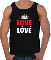printfashion LOVE LÓVÉ 5 - Férfi atléta - Fekete (10870433)
