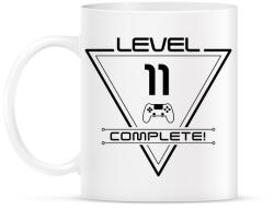 printfashion level-complete-11-black - Bögre - Fehér (1076054)