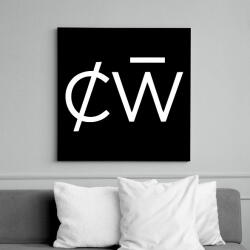 printfashion Charlotte de Witte - Vászonkép - Fekete (6649535)