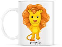 printfashion Oroszlán - Bögre - Fehér (2807122)
