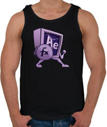 printfashion After - Férfi atléta - Fekete (867046)