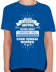 printfashion Fodrász vagyok - Gyerek póló - Királykék (1005268)