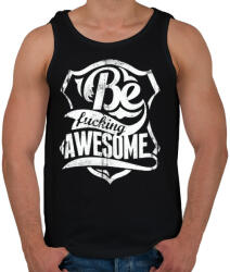 printfashion Légy kib@szott menő - Férfi atléta - Fekete (67600)