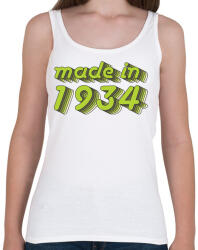 printfashion made-in-1934-green-grey - Női atléta - Fehér (478484)