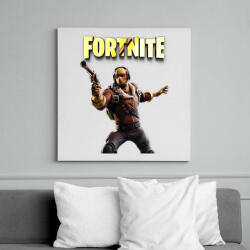 printfashion Raptor Fortnite - Vászonkép - Fehér (6631178)