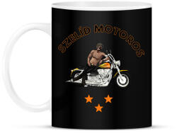 printfashion SZELÍD MOTOROS - Bögre - Fekete (1582742)