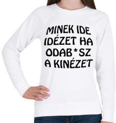 printfashion Minek ide. . . - Női pulóver - Fehér (5006304)