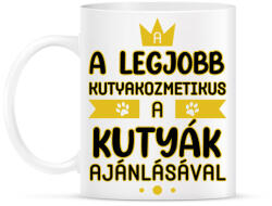 printfashion A legjobb kutyakozmetikus - Bögre - Fehér (7250817)