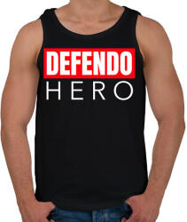 printfashion DEFENDO HERO - Férfi atléta - Fekete (9437124)