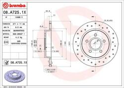 BREMBO Disc frana BREMBO XTRA LINE - Xtra 08. A725.1X (08.A725.1X)
