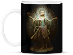 printfashion Guan Yin as Lord Shiva - Bögre - Fekete (4877135)