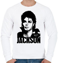 printfashion Jackson - Férfi pulóver - Fehér (1139871)