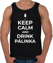 printfashion DRINK PÁLINKA - Férfi atléta - Fekete (10354622)