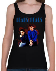 printfashion Tears For Fears - Női atléta - Fekete (5802524)