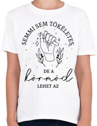 printfashion Műkörmös - Gyerek póló - Fehér (5754156)