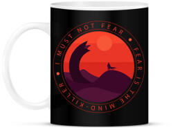 printfashion I must not fear - Bögre - Fekete (15838895)