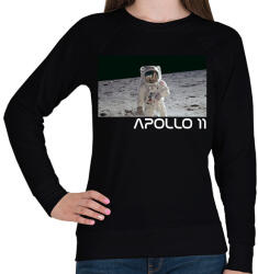 printfashion Apollo 11 - Női pulóver - Fekete (2931285)