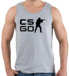 printfashion CS: GO - Férfi atléta - Sport szürke (407750)