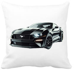 printfashion Mustang - Párnahuzat, Díszpárnahuzat - Fehér (15210741)