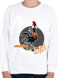 printfashion apa valamihez értek - Gyerek pulóver - Fehér (6134396)