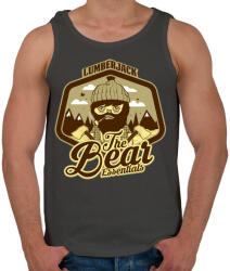 printfashion A lényeg - Férfi atléta - Sötétszürke (192978)