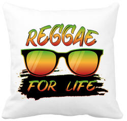 printfashion Reggae for life - Párnahuzat, Díszpárnahuzat - Fehér (7659308)