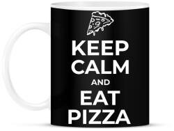 printfashion EGYÉL PIZZÁT - Bögre - Fekete (10368189)