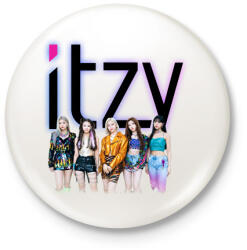 printfashion ITZY - Kitűző, hűtőmágnes - Fehér (16592552)