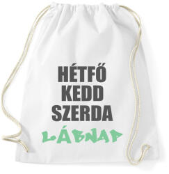 printfashion Lábnap - Sportzsák, Tornazsák - Fehér (2418045)