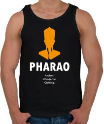 printfashion Fáraó fej - Férfi atléta - Fekete (2849232)