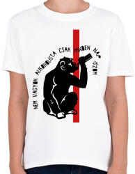 printfashion Minden nap iszom - Gyerek póló - Fehér (9460599)