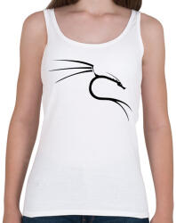 printfashion Kali linux black - Női atléta - Fehér (3528933)