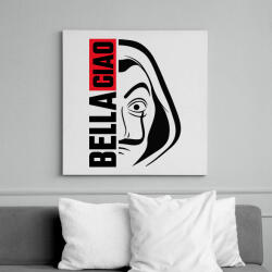 printfashion Bella ciao - Vászonkép - Fehér (6634930)